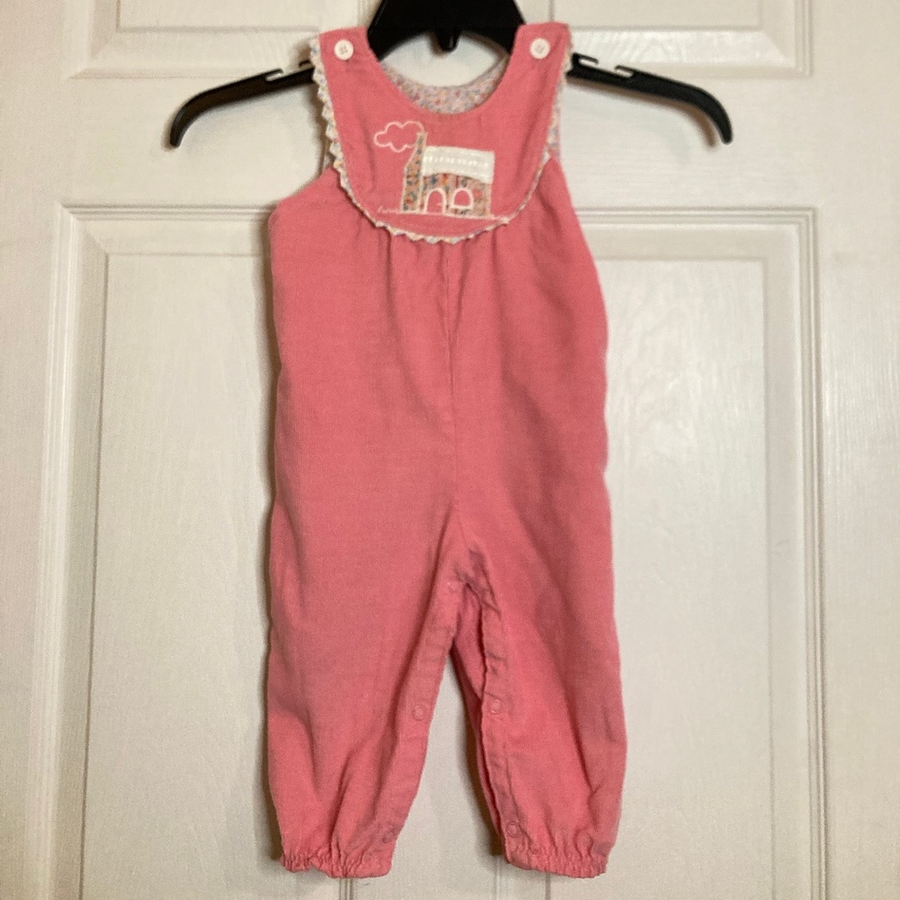 Buster Brown Pink Onesie/Romper Corduroy